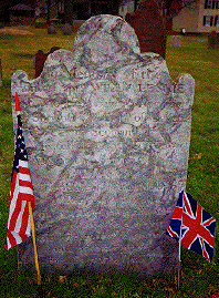 Grave of William Leslie, Pluckemin